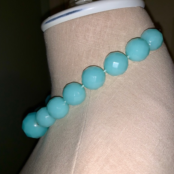 J.Crew Turquoise Chunky Statement Necklace - Picture 5 of 6